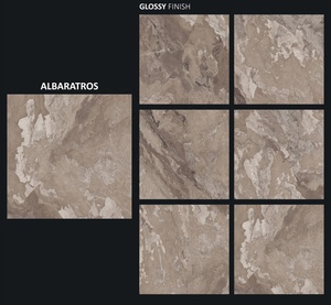 กระเบื้องพอร์ซเลนสีเบจเคลือบเงา800x800มม.-80x80ซม. กระเบื้องปูพื้นและผนังดูหินอ่อนสำหรับตลาด grenada - Product Image 2