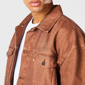 แจ็คเก็ตยีนส์คุณภาพพรีเมียมขายดี ผ้าเนื้อนุ่มใส่สบายสำหรับฤดูหนาว เหมาะสำหรับผู้ชายวัยผู้ใหญ่ - Product Image 5