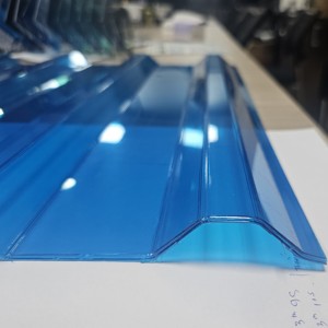 Plaque de polycarbonate ondulée résistante aux UV, haute résistance aux chocs, profil ondulé, légère, résistante aux intempéries pour la toiture de serres - Product Image 3