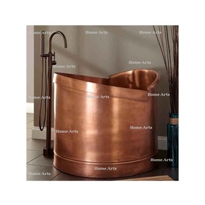 Bañera de Cobre de Alta Calidad, Diseño Innovador, Tamaño y Forma Personalizados, Accesorios para Baño - Product Image 5