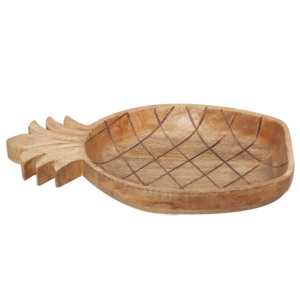 Handcrafted Wooden Serving Tray ST-019 | Decorative Wood Tray Supplier India - Product Image 1