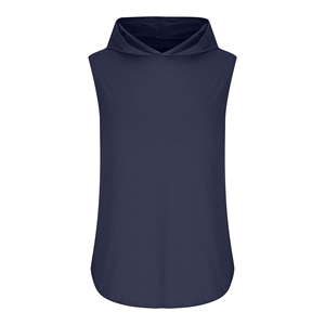 Débardeur à capuche sans manches pour homme, haut de gamme, respirant, pour la gym et l'entraînement, vêtements de fitness, personnalisable OEM ODM, marque privée, vente en gros - Product Image 2