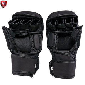 ถุงมือ MMA คุณภาพสูงสำหรับการฝึกซ้อม ผลิตตามสั่ง ทำจากหนัง PU กันลื่น สายรัดข้อมือปรับได้ ปิดด้วยแถบตีนตุ๊กแก สำหรับผู้ใหญ่ - Product Image 2