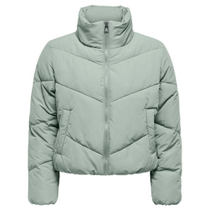 Blouson court matelassé à capuche pour femme, personnalisé, haute qualité, hiver, avec poches zippées, épais et chaud, duvet de canard blanc - Product Image 4