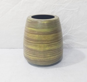 Maceta Redonda de Metal con Acabado Rústico, Maceta Vintage para Interiores y Exteriores, Maceta Decorativa para Jardín, Decoración del Hogar - Product Image 5