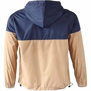 <b>Men's</b> Winter Thick Zipper <b>Canvas</b> Windbreaker <b>Jacket</b> Waterproof & Breathable Hooded Pattern <b>for</b> Cycling Running OEM Service - Product Image 3