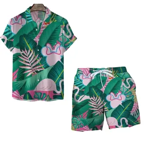 Conjunto de Shorts Casuales de Verano Personalizables para Hombre, Conjuntos Deportivos de Punto Unisex de 2 Piezas, Camiseta de Manga Corta de Algodón para Mujer - Product Image 6