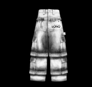 Pantalon Cargo Homme Décontracté Streetwear Haute Qualité Coton Durable Lavé avec Fermeture Éclair Style Toile – Meilleure Vente - Product Image 2