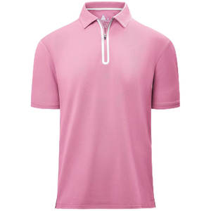 Chemise décontractée zippée pour homme de qualité supérieure, tissu respirant, taille personnalisée, faible MOQ, vente en gros directe d'usine, expédition mondiale - Product Image 4
