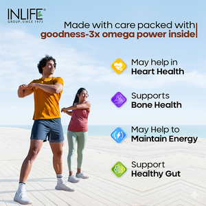 Capsules d'huile de lin en gélules molles 1000mg Oméga 3 6 9 Extra vierge pressé à froid ALA 500mg 60 unités Nutrition quotidienne - Product Image 2