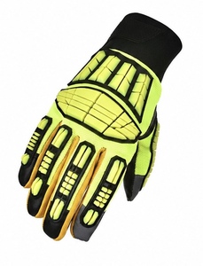 Guantes de Trabajo Resistentes a Impactos MUBASHAR PRO GRIP INTERNATIONAL, Diseño Ergonómico Moderno, Recubrimiento de Nitrilo en la Palma - Product Image 2