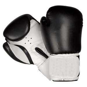 Gants de combat en PU, gants de boxe en cuir artificiel de qualité supérieure, sangle de poignet réglable pour la fermeture, rembourrage absorbant les chocs - Product Image 3