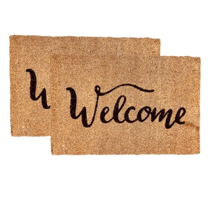 Hot Selling INDOOR MAT / DOOR MAT Green and Safe: Indoor Mat with Anti-Slip Base, 40x60cm, Made From Coconut Fiber - Product Image 1