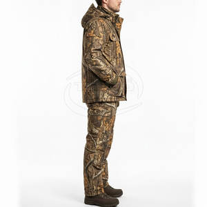 Combinaison de chasse d'hiver pour homme, style populaire, tissu respirant uni, haute qualité, confortable, personnalisable pour la vente en ligne - Product Image 3