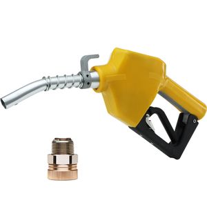 Ugello Automatico per Carburante con Ingresso Filettato NPT da 3/4'', Beccuccio da 13/16'', Portata Massima 11 GPM, Spegnimento Automatico, in Alluminio e PVC, per Pompe di Benzina - Product Image 1