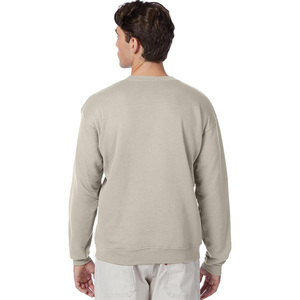 Sweat-shirt classique à col rond pour homme, intérieur en polaire chaud, style streetwear minimaliste, directement de l'usine - Product Image 2