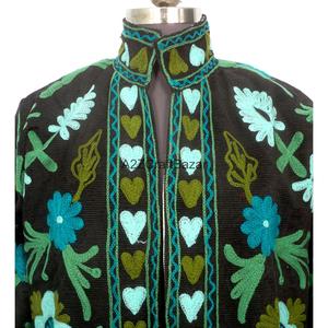 Wholesale Embroidered Breathable Cotton Lining Eco-Friendly Quick Dry Winter Vintage Cotrise <b>Jackets</b> Unisex Coat Autumn Regular - Product Image 2