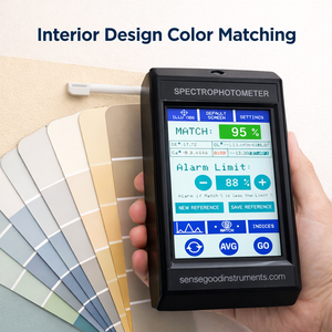 Espectrofotómetro de Color de Alta Precisión, Colorímetro para Diseño de Interiores, Análisis de Pintura, Telas, Muebles y Pisos - Product Image 3