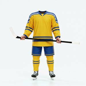 Ice Hockey Jersey <b>School</b> Team Uniform Custom Design Breathable Polyester Sublimated Sports <b>Kit</b> Plus Size - Product Image 4