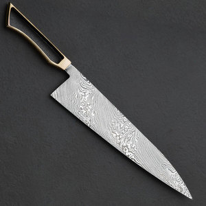 Couteau de chef artisanal en acier Damas, design élégant, outil de cuisine pour la cuisson à domicile et l'utilisation en restaurant - Product Image 1