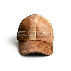 Gorra de Béisbol de Cuero Vacuno Hecha a Mano, Estilo Rústico Occidental, para Hombre y Mujer - Product Image 1