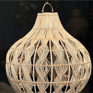Lámpara Colgante de Ratán al por Mayor, Hecha a Mano, Tejida, para Restaurante, Cafetería, Hotel, Decoración del Hogar, Iluminación Decorativa - Product Image 5