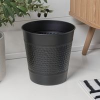 Poubelle décorative en tissu matelassé de luxe, rembourrée et douce, pour chambre à coucher et salon