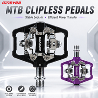Pédales VTT en alliage d'aluminium P25 avec crampons, tension réglable double face, axe CrMo, pour vélos de route et BMX, auto-bloquantes