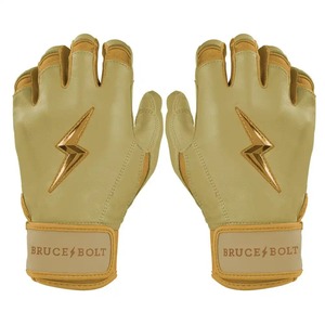 Mens Woven Leather Left Handed Baseball Batting Gloves Quick-Dry Durable Breathable <b>Hook</b> and Loop Closure XXL XL - Product Image 5