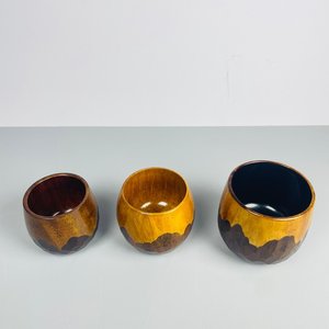 Handmade Wooden Cup Natural Wood Drinking <b>Mug</b> for Daily Use Eco Friendly Wooden Coffee Cup <b>Reusable</b> Wood Beverage <b>Mug</b> - Product Image 2