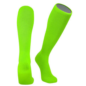 OEM Service Cotton Compression <b>Socks</b> Crew Length <b>Thick</b> Breathable Solid Pattern Custom Logo Position Football - Product Image 1