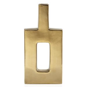 Modern Gold Metal Decorative <b>Vase</b> Set Geometric Hollow Tabletop Flower <b>Vase</b> Home Decor Accent gold flower <b>vase</b> - Product Image 6