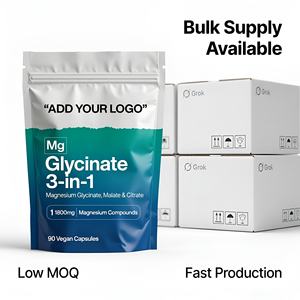 Glicinato de Magnesio 3 en 1 en Cápsulas, Forma Quelada – Suplemento Dietético, Proveedor al por Mayor de Marca Privada OEM - Product Image 2
