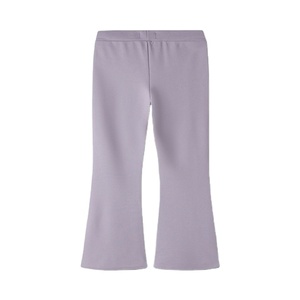 Pantalones de Niña, Corte Bootcut, Cintura Elástica, Tejido de Viscosa, Color Lavanda Gris, Ecológicos, Suaves y Cómodos, Uniformes Escolares - Product Image 2