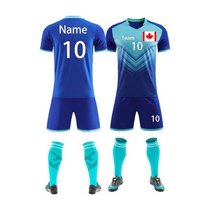 เสื้อฟุตบอลแขนสั้นระบายอากาศได้ดีสำหรับผู้ชายและเยาวชน ชุดยูนิฟอร์มคุณภาพสูง ปรับแต่งได้ตามต้องการ ขายส่ง - Product Image 5