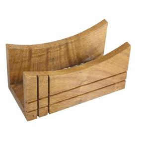 Free Standing Style Wooden Napkin Holder <b>Tissue</b> Dispenser For Home Hotel <b>Wedding</b> Table Top Use Decorative Wooden Napkin Holder - Product Image 6