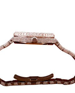 Nouvelle montre à quartz avec cadran ETA entièrement en or blanc, cadran noir, cadeau d'anniversaire et de mariage pour femmes, provenant d'un fournisseur indien - Product Image 3