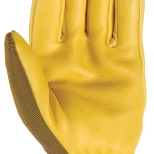 Guantes de cuero para jardinería y soldadura, guantes de cuero de cabra, guantes de seguridad para trabajo industrial y construcción. Sin reseñas aún. - Product Image 3