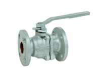 Válvula de Bola API KS JIS DIN SCPH2 para Cuerpo de Válvula Industrial de Acero Fundido 20K-25A, Asiento SCPH2 BALL SSC13, Válvulas de Bola con Brida RTFE (KS)