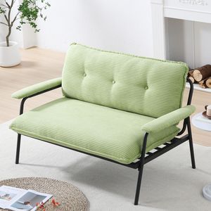Canapé vert de 53 pouces pour petits appartements, aménagement spacieux pour divers scénarios de salon et soirées cinéma - Product Image 1