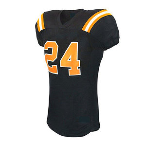 เสื้อฟุตบอลเยาวชนแบบกำหนดเอง พร้อมโลโก้พิมพ์ชื่อทีมและหมายเลข ชุดฝึกซ้อมสีดำแดง ผ้าตาข่าย สำหรับเด็ก - Product Image 2