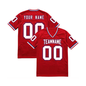 T-shirt de football américain vintage personnalisé à manches courtes en maille pour homme – Collection été Street Fashion - Product Image 2