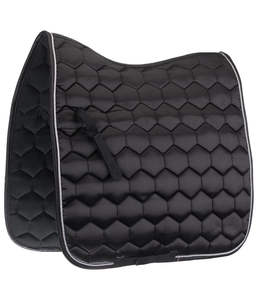 CLOVELIS IMPEX Tapis de selle pour chevaux respirant en polaire avec rembourrage en polyester, paillettes et cordon, emballage personnalisé - Product Image 1