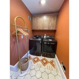 Porte-manteau sur pied en métal doré robuste de 67 pouces avec base en marbre, support polyvalent pour vêtements, pour chambre à coucher, autoportant - Product Image 3