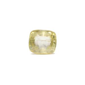 Yellow Oval Cut 9.1 Carat Loose Sapphire Gemstone for Fine Jewelry - Product Image 1