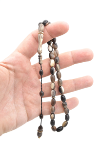 Rosario de 33 cuentas de cuerno de búfalo, Tasbih de 33 cuentas de cuerno de búfalo, Tasbih, Tasbeeh, Tasbih musulmán, Cuerno de búfalo, Oración con cuerno de búfalo - Product Image 2