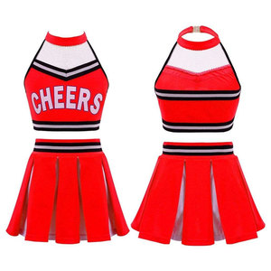 Uniforme de cheerleading léger 100% polyester, couleur unie, personnalisable, de haute qualité, respirant, pour adultes - Product Image 1