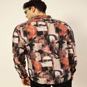 Camisas de manga larga antiarrugas de alta calidad para hombre 2024, estilo lavado con estampado Digital de calle a la moda para el verano de los adolescentes - Product Image 6