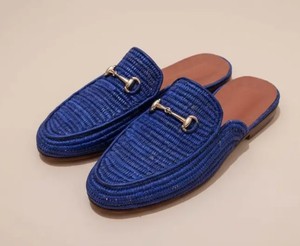 Mules en raphia faites à la main pour femmes |   Sandales marocaines naturelles |   Chaussures d'été bohèmes - Product Image 1