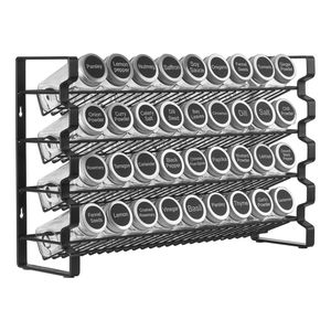 Set Organizzatore per Barattoli di Spezie con 36 Barattoli, Coperchi, Etichette e Imbuto per Organizzazione in Cucina - Product Image 4